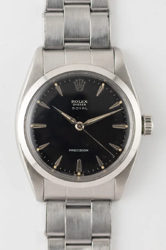 ROLEX OYSTER ROYAL Ref.6426 Black Gilt Dial