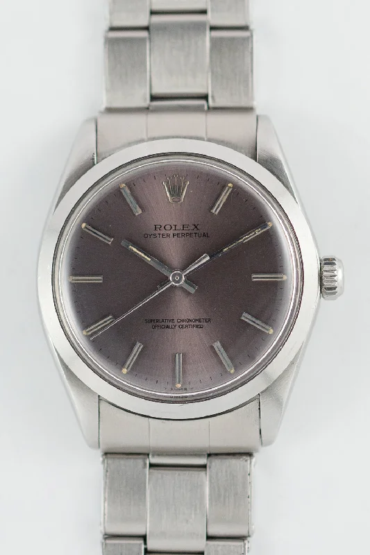 ROLEX OYSTER PERPETUAL Ref.1002 Purple Dial