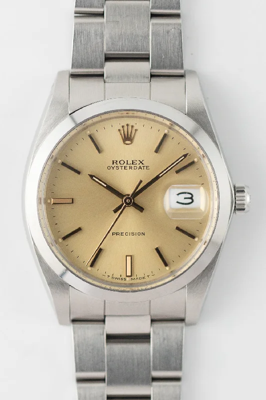 ROLEX OYSTERDATE Ref.6694 Gold Dial