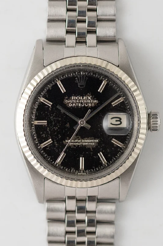 ROLEX DATEJUST Ref.1601 Black Gilt Dial