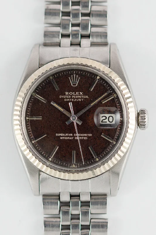 ROLEX DATEJUST Ref.1601 Tropical Black Gilt Dial