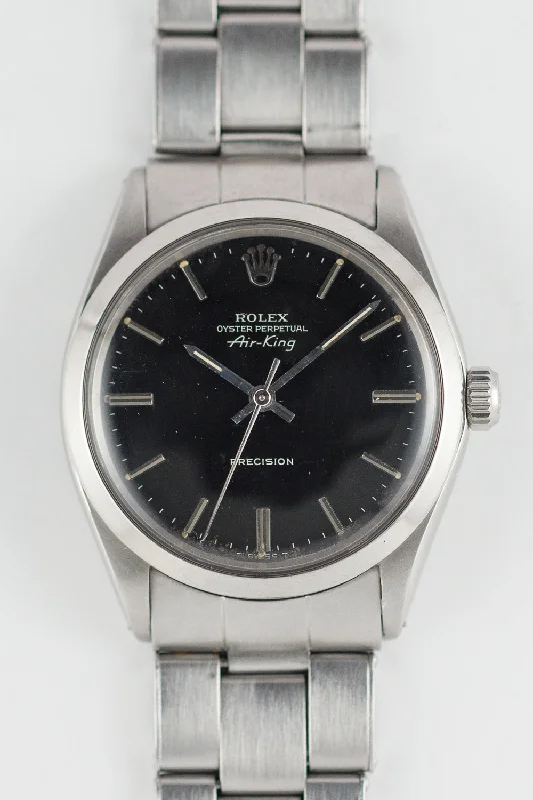 ROLEX Air-King Ref.5500 Glossy Black Glit Dial