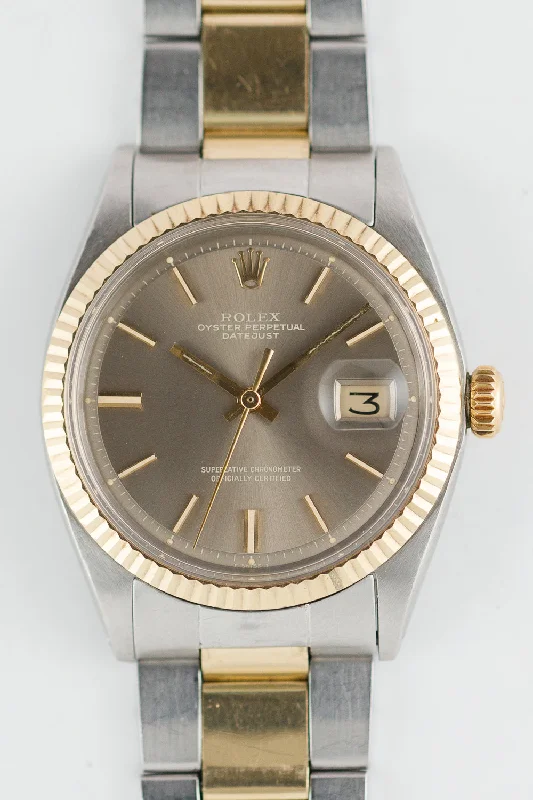 ROLEX DATEJUST REF.1601 Londn sky with 7836 Bracelet