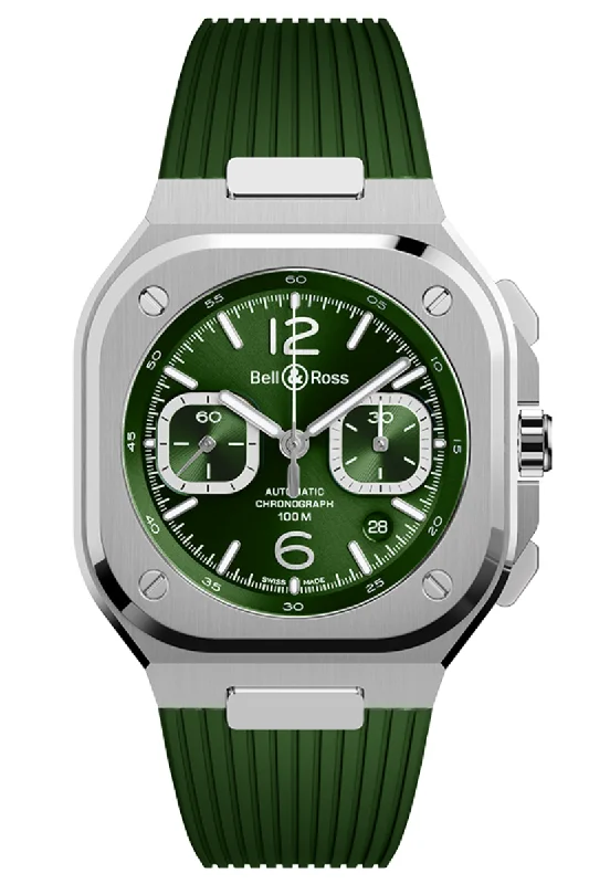 Bell & Ross BR05 Chrono Green Steel BR05C-GN-ST/SRB