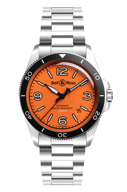 Bell & Ross BRV2-92 Orange Steel BRV292-O-ST/SST