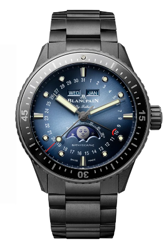 Blancpain Fifty Fathoms Bathyscaphe Complete Calendar Ceramic 5054 0140 01S