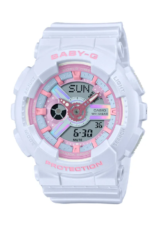 Casio Baby-g BA-110FH-2A Digital Analog Rubber Strap Watch For Women