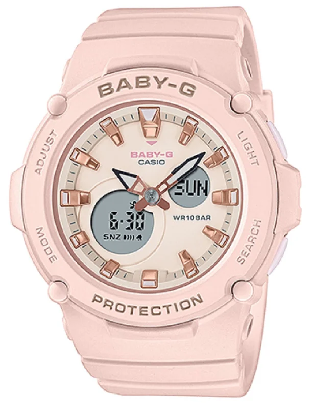 Casio Baby-g BGA-275-4A Digital Analog Rubber Strap Watch For Women