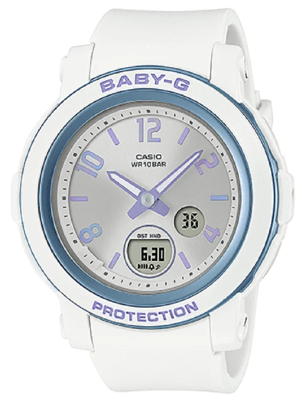 Casio Baby-g BGA-290DR-7A Digital Analog Rubber Strap Watch For Women