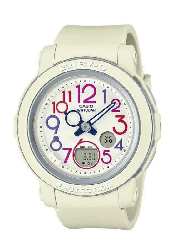 Casio Baby-g BGA-290PA-7A Digital Analog Rubber Strap Watch For Women