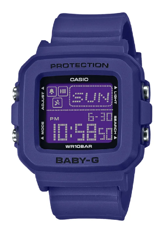 Casio Baby-g + PLUS Series BGD-10K-2DR Digital Rubber Strap Watch for Women