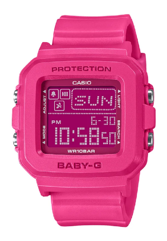 Casio Baby-g + PLUS Series BGD-10K-4DR Digital Rubber Strap Watch for Women