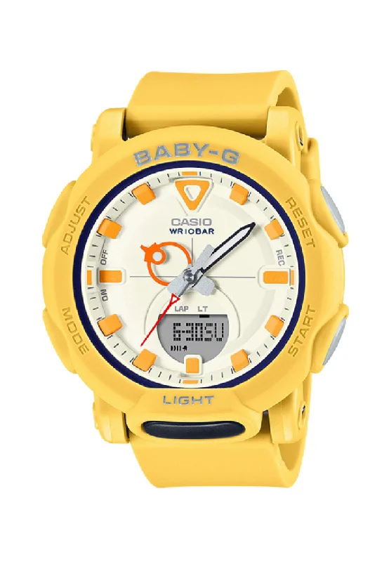 Casio BGA-310RP-9A Digital Analog Rubber Strap Watch for Women