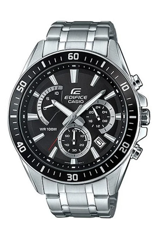 Casio Edifice EFR-552D-1A Chronograph Stainless Steel Strap Watch For Men