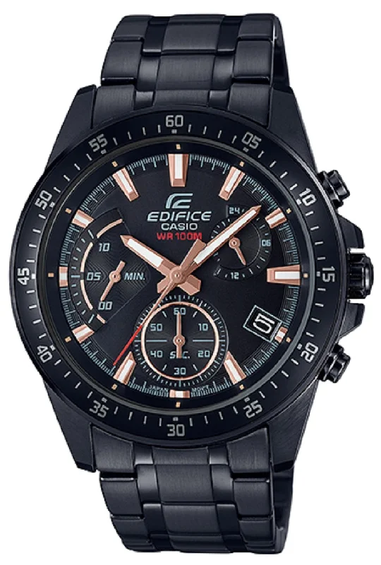 Casio Edifice EFV-540DC-1B Chronograph Stainless Steel Strap Watch For Men