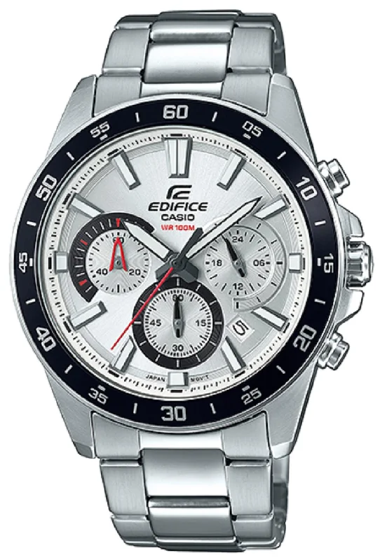 Casio Edifice EFV-570D-7A Chronograph Stainless Steel Strap Watch For Men