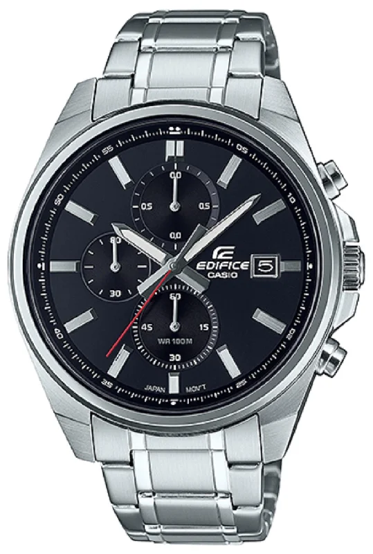 Casio Edifice EFV-610D-1A Chronograph Stainless Steel Strap Watch For Men