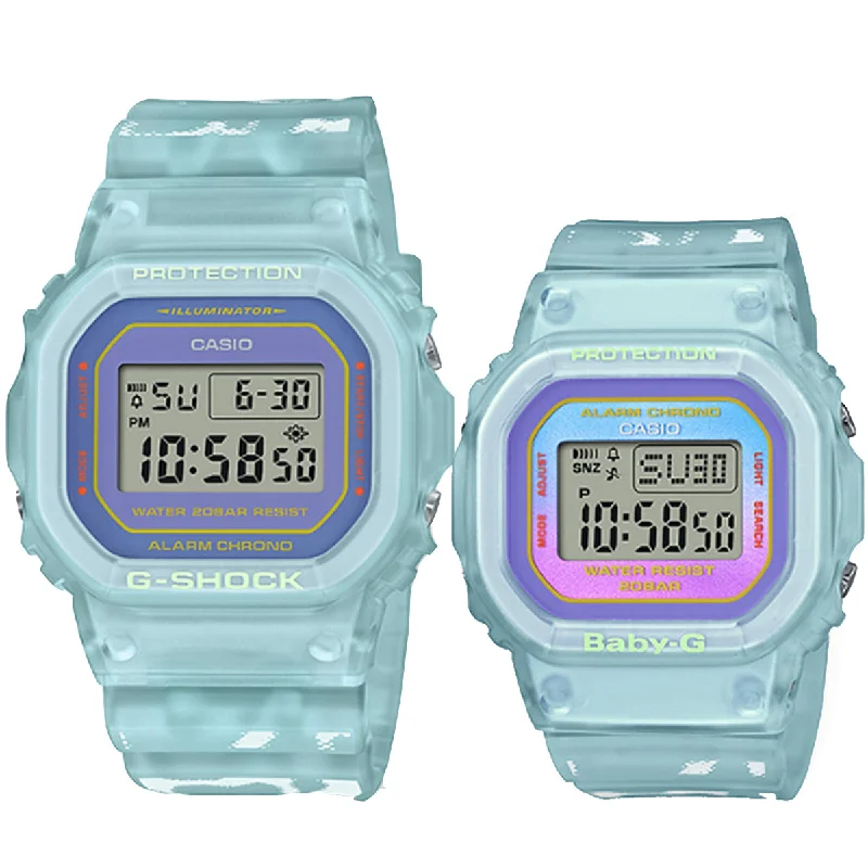 Casio G-shock Baby-g Couple Watch SLV-21B-2DR Digital Rubber Strap Watch