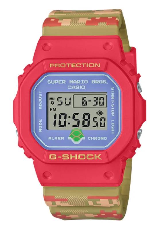 Casio G-shock DW-5600SMB-4DR Super Mario Digital Rubber Strap Watch For Men