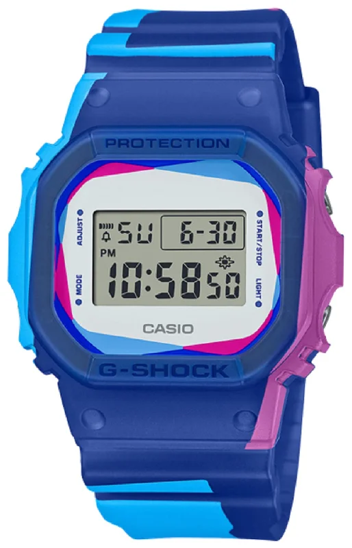 Casio G-shock DWE-5600PR-2DR Digital Rubber Strap Watch For Men