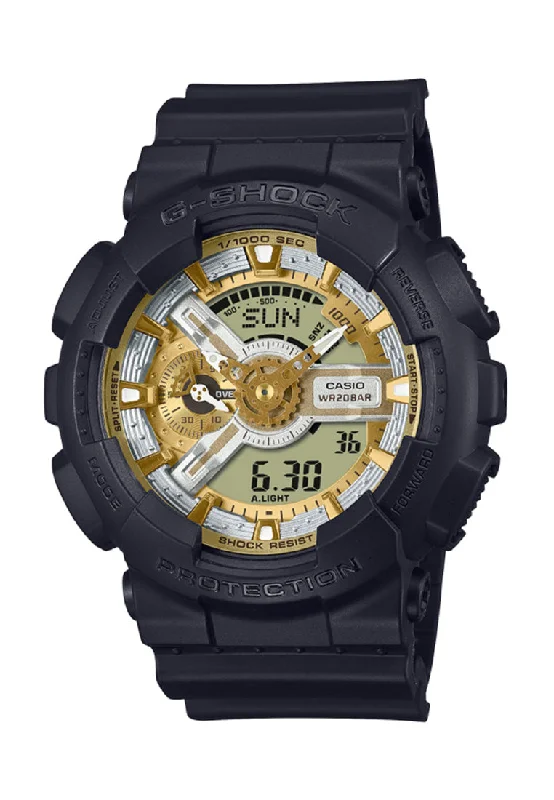 Casio G-shock GA-110CD-1A9 Digital Analog Rubber Strap Watch For Men