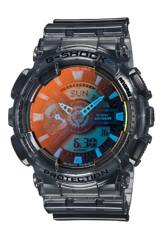 Casio G-shock GA-110TLS-8A Digital Analog Rubber Strap Watch for Men