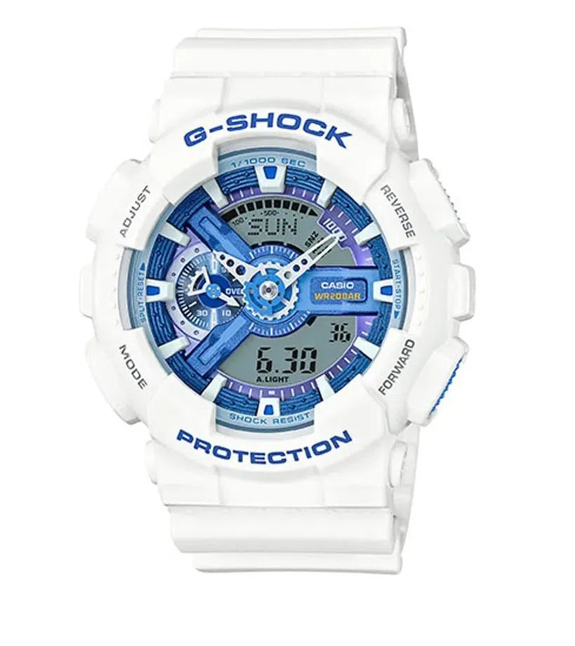 Casio G-shock GA-110WB-7A Digital Analog Rubber Strap Watch For Men