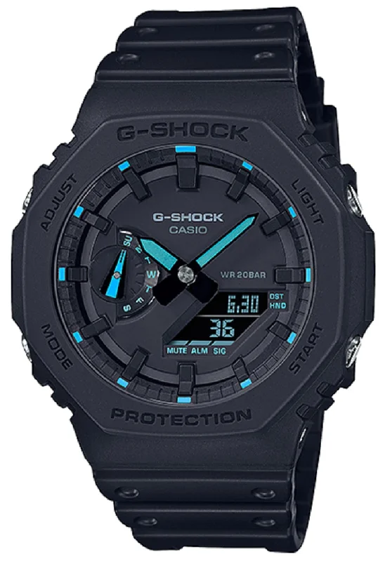 Casio G-shock GA-2100-1A2 Digital Analog Rubber Strap Watch For Men