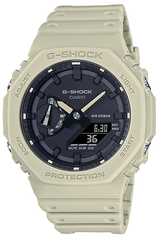 Casio G-shock GA-2100-5A Digital Analog Rubber Strap Watch For Men