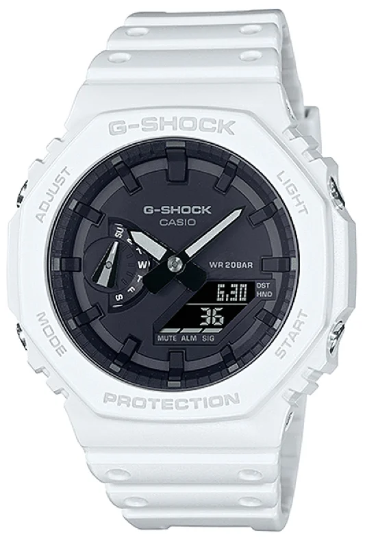 Casio G-shock GA-2100-7A Digital Analog Rubber Strap Watch For Men