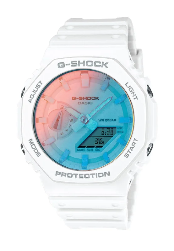 Casio G-shock GA-2100TL-7A Digital Analog Rubber Strap Watch for Men