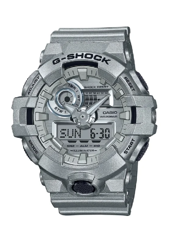 Casio G-shock GA-700FF-8A Digital Analog Rubber Strap Watch For Men