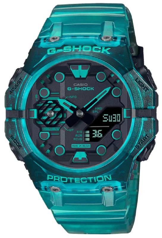 Casio G-shock GA-B001G-2A Digital Analog Rubber Strap Watch For Men