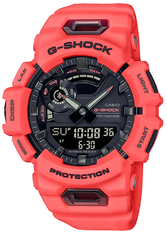 Casio G-shock GBA-900-4A Bluetooth Digital Analog Rubber Strap Watch For Men