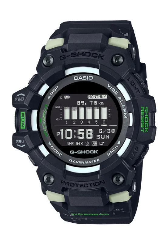 Casio G-shock GBD-100LM-1DR Bluetooth Digital Rubber Strap Watch For Men