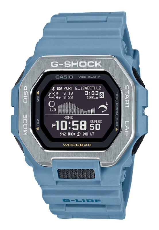 Casio G-shock GBX-100-2ADR Digital Rubber Strap Bluetooth Watch for Men