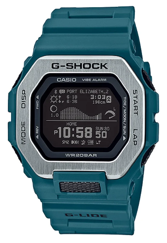 Casio G-shock GBX-100-2DR Bluetooth Digital Rubber Strap Watch For Men