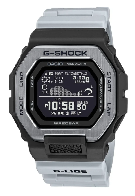 Casio G-shock GBX-100-8DR Digital Rubber Strap Bluetooth Watch for Men