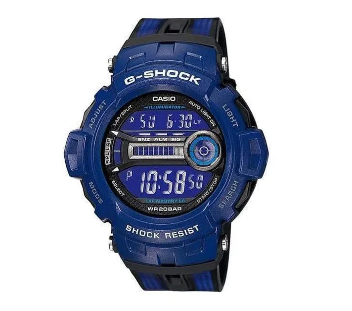 Casio G-shock GD-200-2DR Digital Rubber Strap Watch For Men