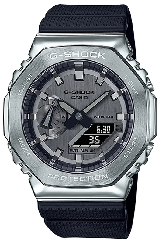 Casio G-shock GM-2100-1A Digital Analog Rubber Strap Watch