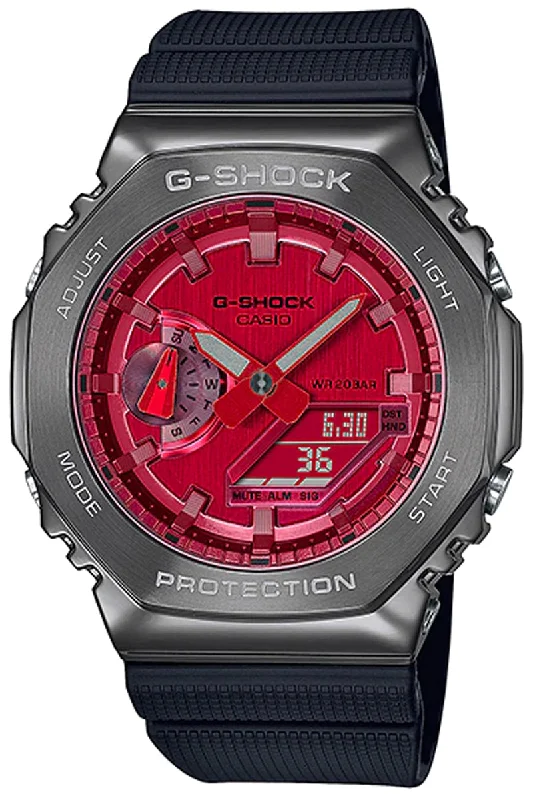 Casio G-shock GM-2100B-4A Digital Analog Rubber Strap Watch