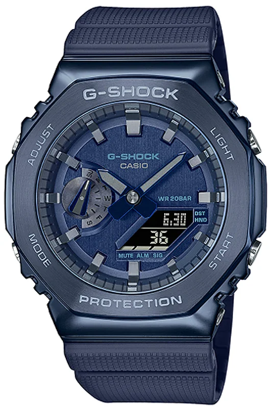 Casio G-shock GM-2100N-2A Digital Analog Rubber Strap Watch