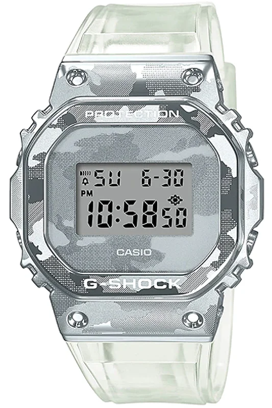 Casio G-shock GM-5600SCM-1DR Skeleton Camouflage Series Digital Watch