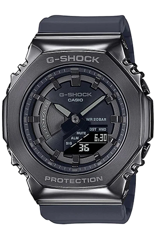 Casio G-shock GM-S2100B-8A Digital Analog Rubber Strap Watch