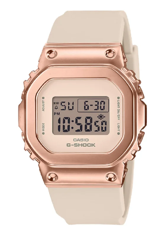 Casio G-shock GM-S5600UPG-4DR Digital Rubber Strap Watch For Women