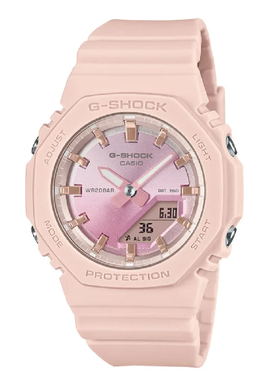 Casio G-shock GMA-P2100SG-4A Digital Analog Rubber Strap Watch for Women