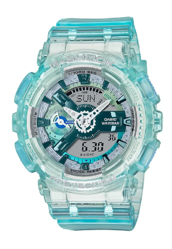 Casio G-shock GMA-S110VW-2A Digital Analog Rubber Strap Watch For Women