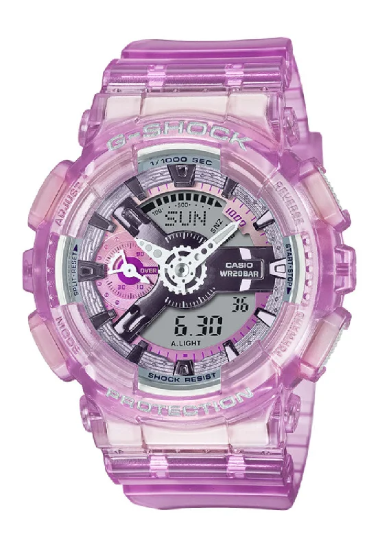 Casio G-shock GMA-S110VW-4A Digital Analog Rubber Strap Watch For Women