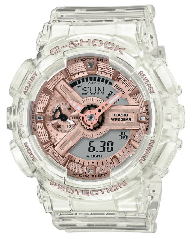 Casio G-shock GMA-S120SR-7A Digital Analog Rubber Strap Watch