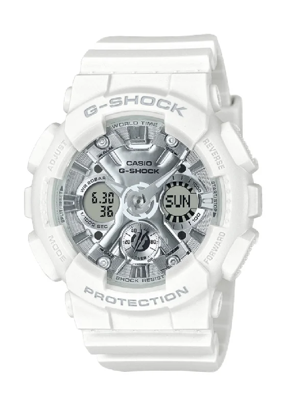 Casio G-shock GMA-S120VA-7A Digital Analog Rubber Strap Watch for Women